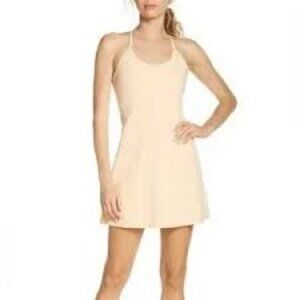 Outdoor Voices The Exercise Dress in Toscana Cream Sleeveless Dress Size XL